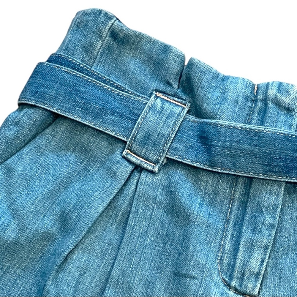 L’Agence Hilary Paperbag Denim Shorts - Picture 6 of 11